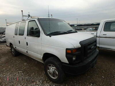 2008 Ford ECONOLINE, white — VIN 1FTNS24L98DA85246, Copart