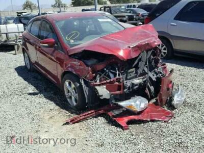 2014 Ford FOCUS Focus SE, red — VIN 1FADP3K20EL391322, Copart