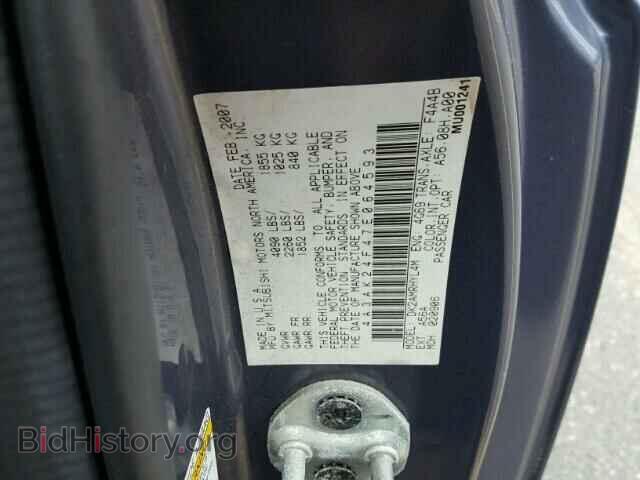 2007 MITSUBISHI ECLIPSE - VIN: 4A3AK24F47E064593 - Photo 10