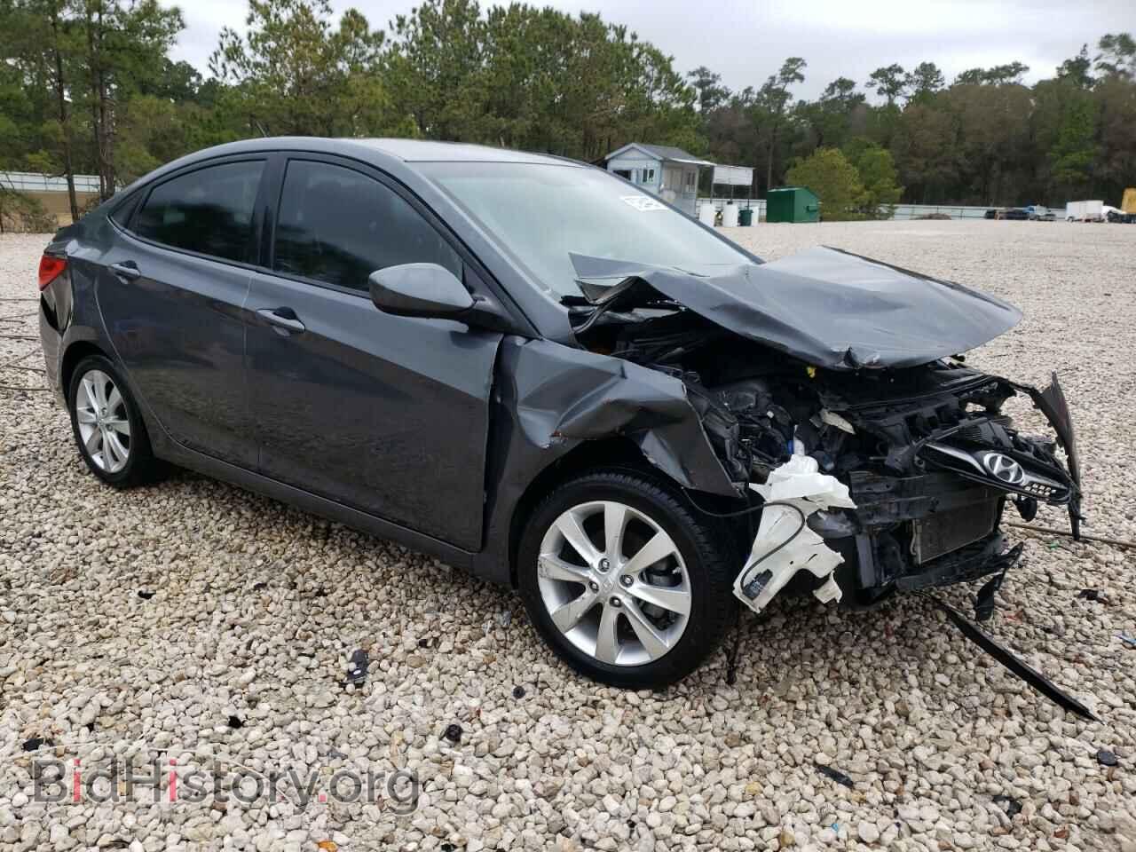 2013 HYUNDAI ACCENT - VIN: KMHCU4AE0DU376470 - Фото 4