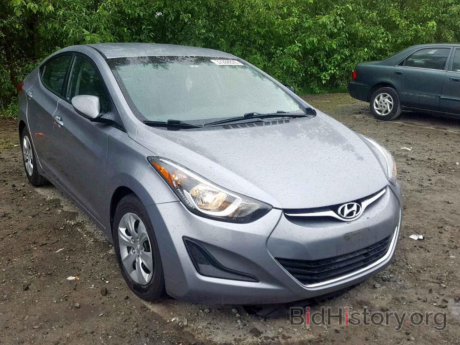 Photo 5NPDH4AE9GH736881 - HYUNDAI ELANTRA 2016