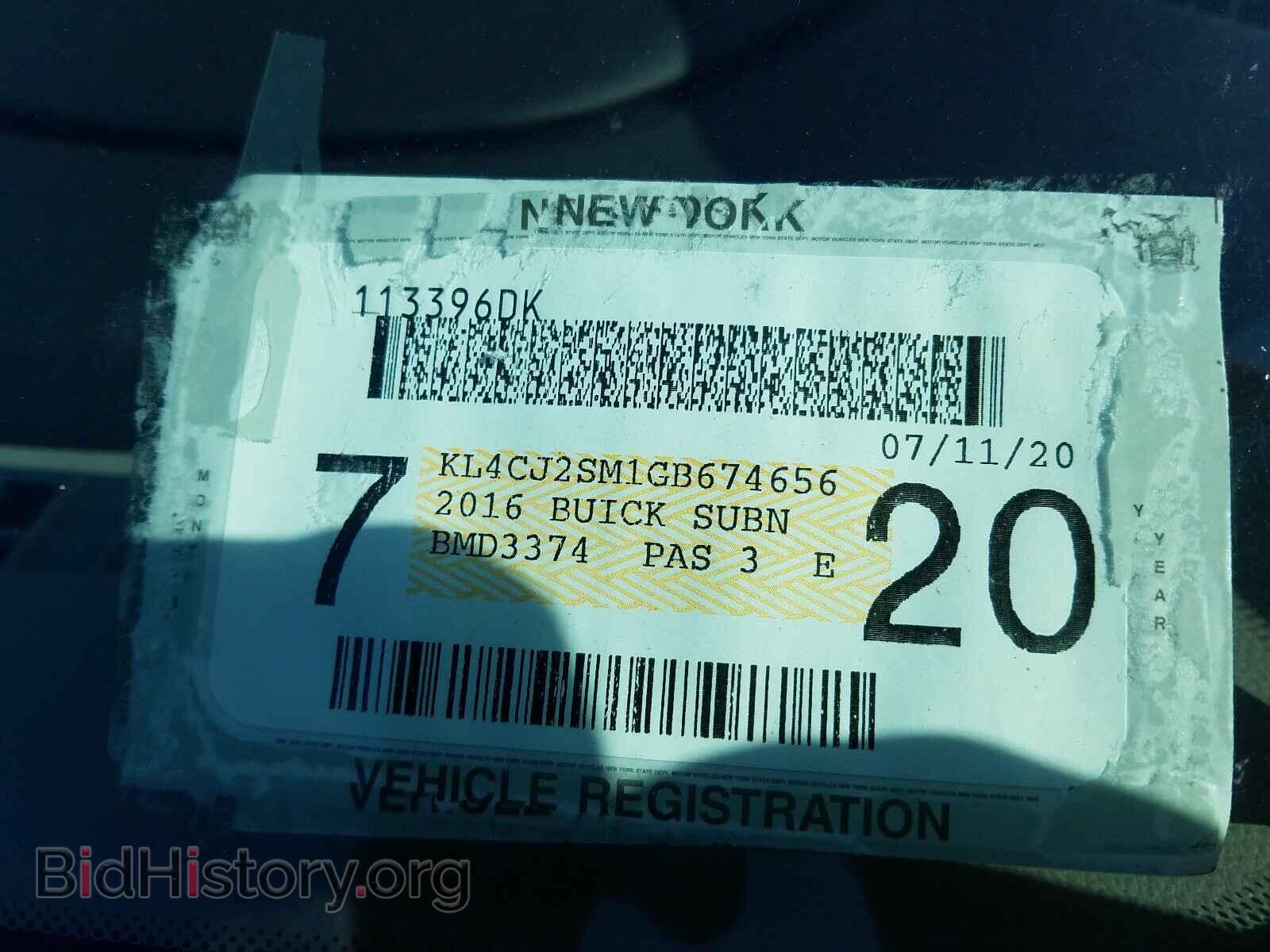 2016 BUICK ENCORE - VIN: KL4CJ2SM1GB674656 - Фото 10