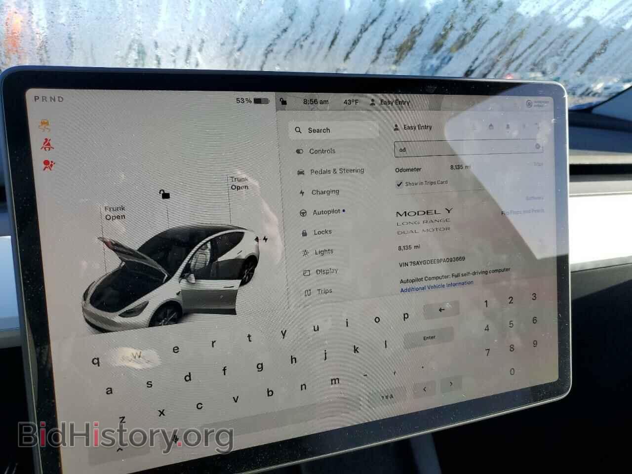 2023 TESLA MODEL Y - VIN: 7SAYGDEE9PA093669 - Фото 9