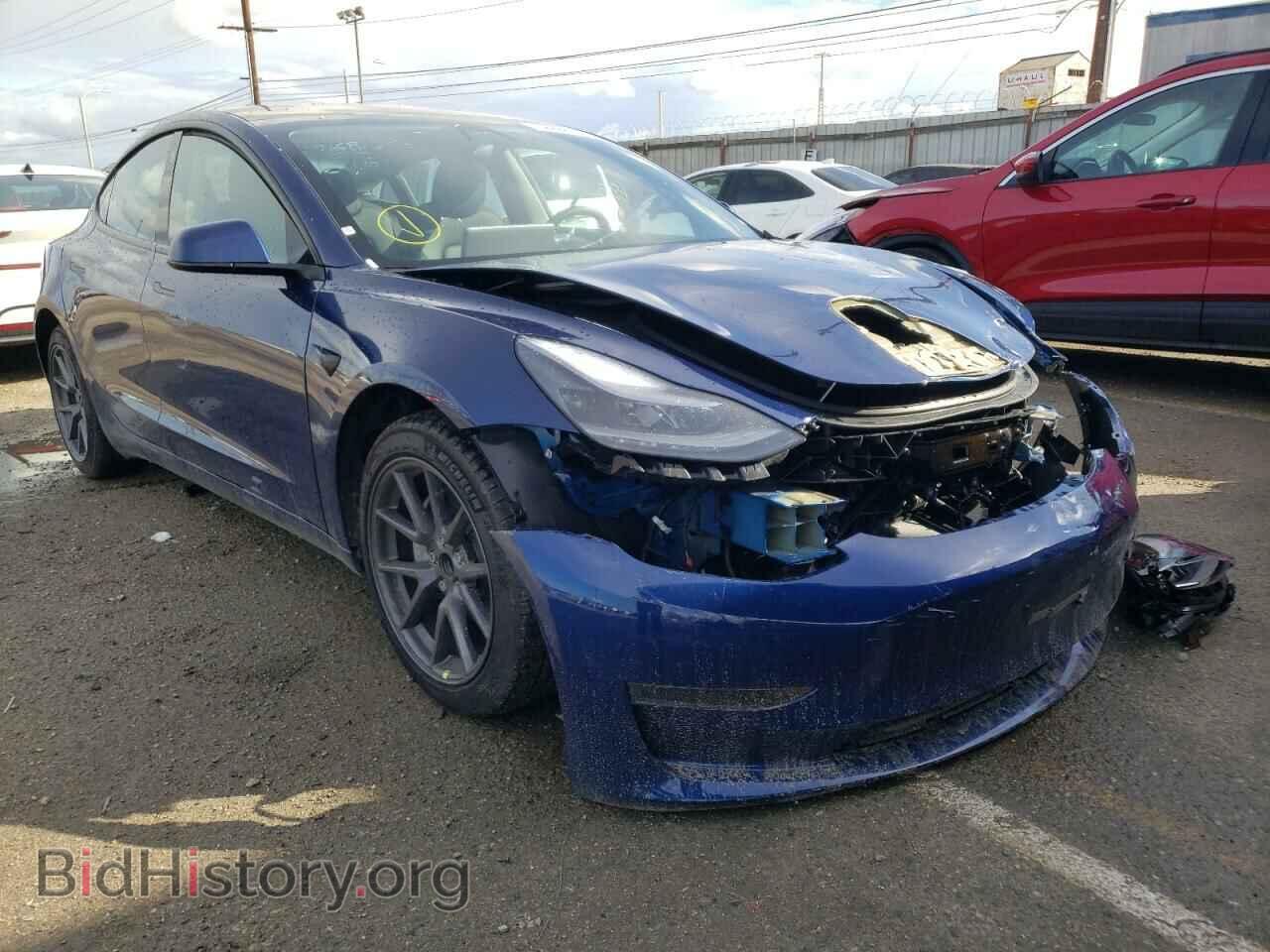 Photo 5YJ3E1EA0MF093809 - TESLA MODEL 3 2021
