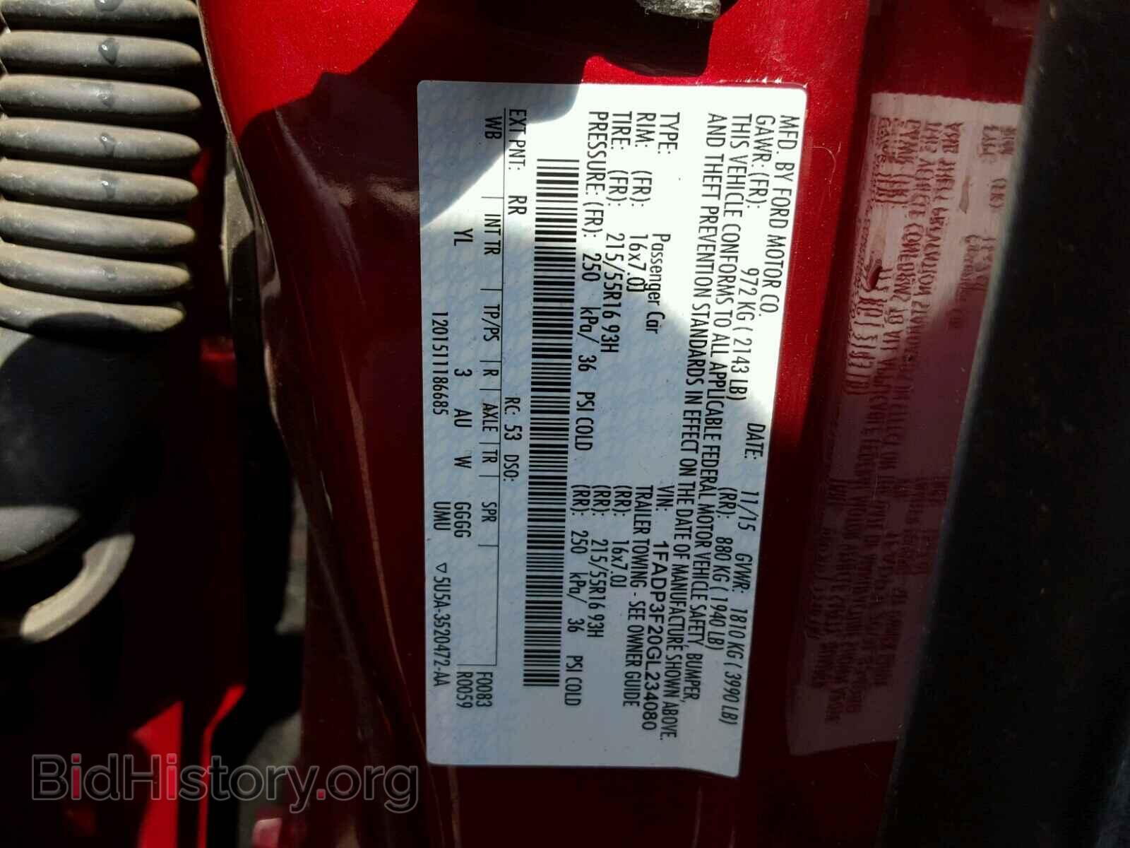 2016 FORD FOCUS - VIN: 1FADP3F20GL234080 - Photo 8