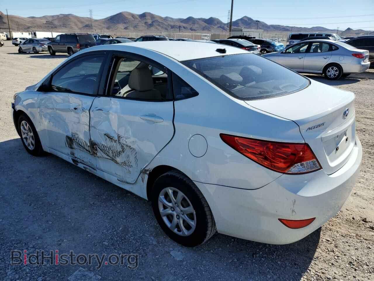 2013 HYUNDAI ACCENT - VIN: KMHCT4AEXDU447693 - Фото 2