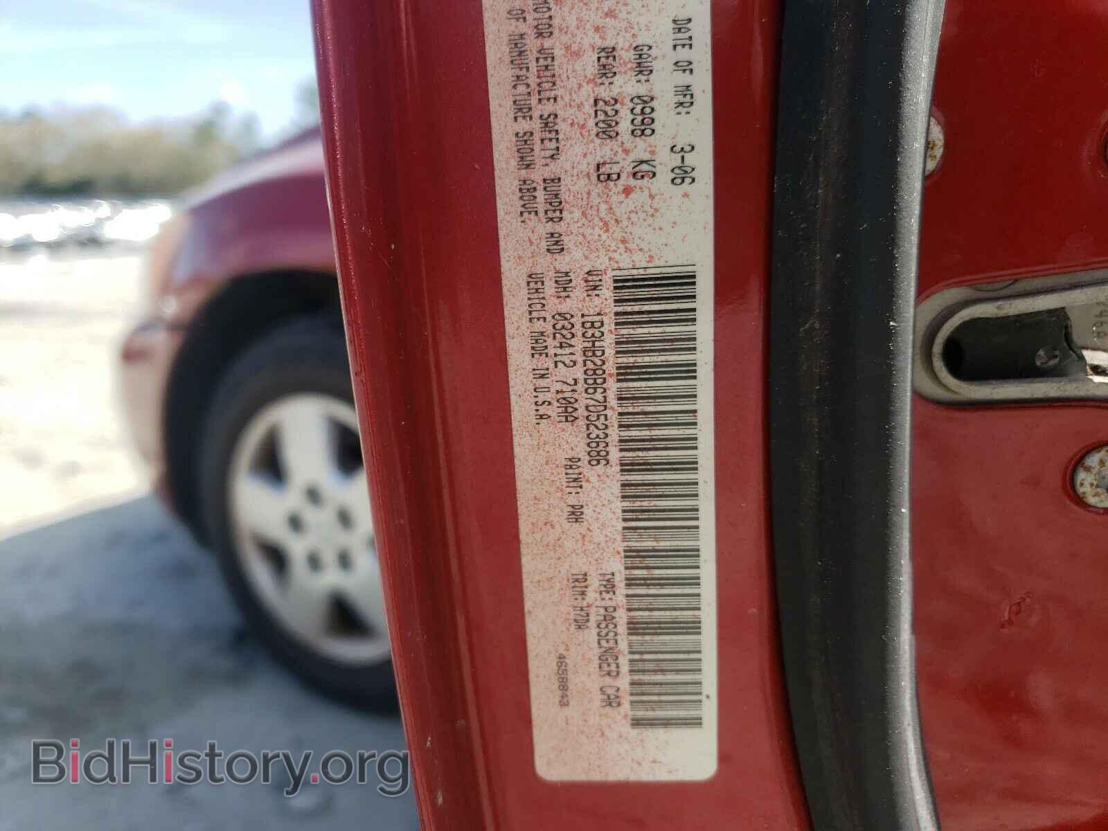 2007 DODGE CALIBER - VIN: 1B3HB28B67D523686 - Photo 10