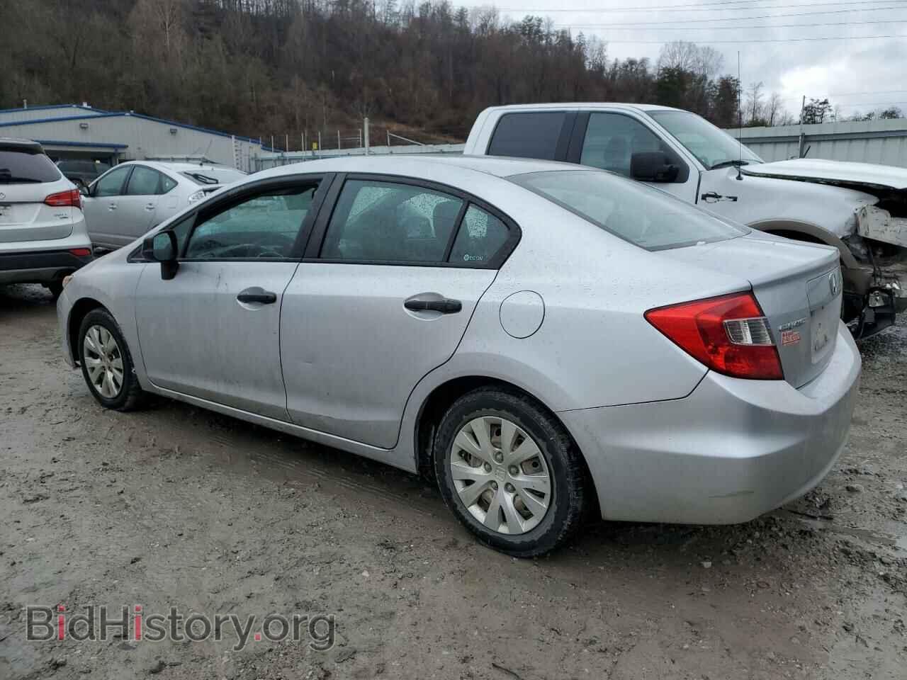 2012 HONDA CIVIC - VIN: 2HGFB2F27CH513692 - Фото 2