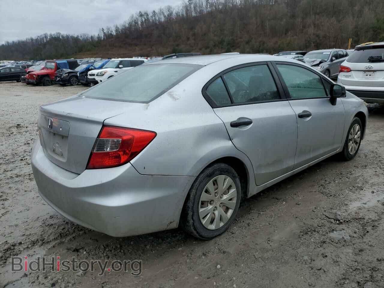 2012 HONDA CIVIC - VIN: 2HGFB2F27CH513692 - Фото 3