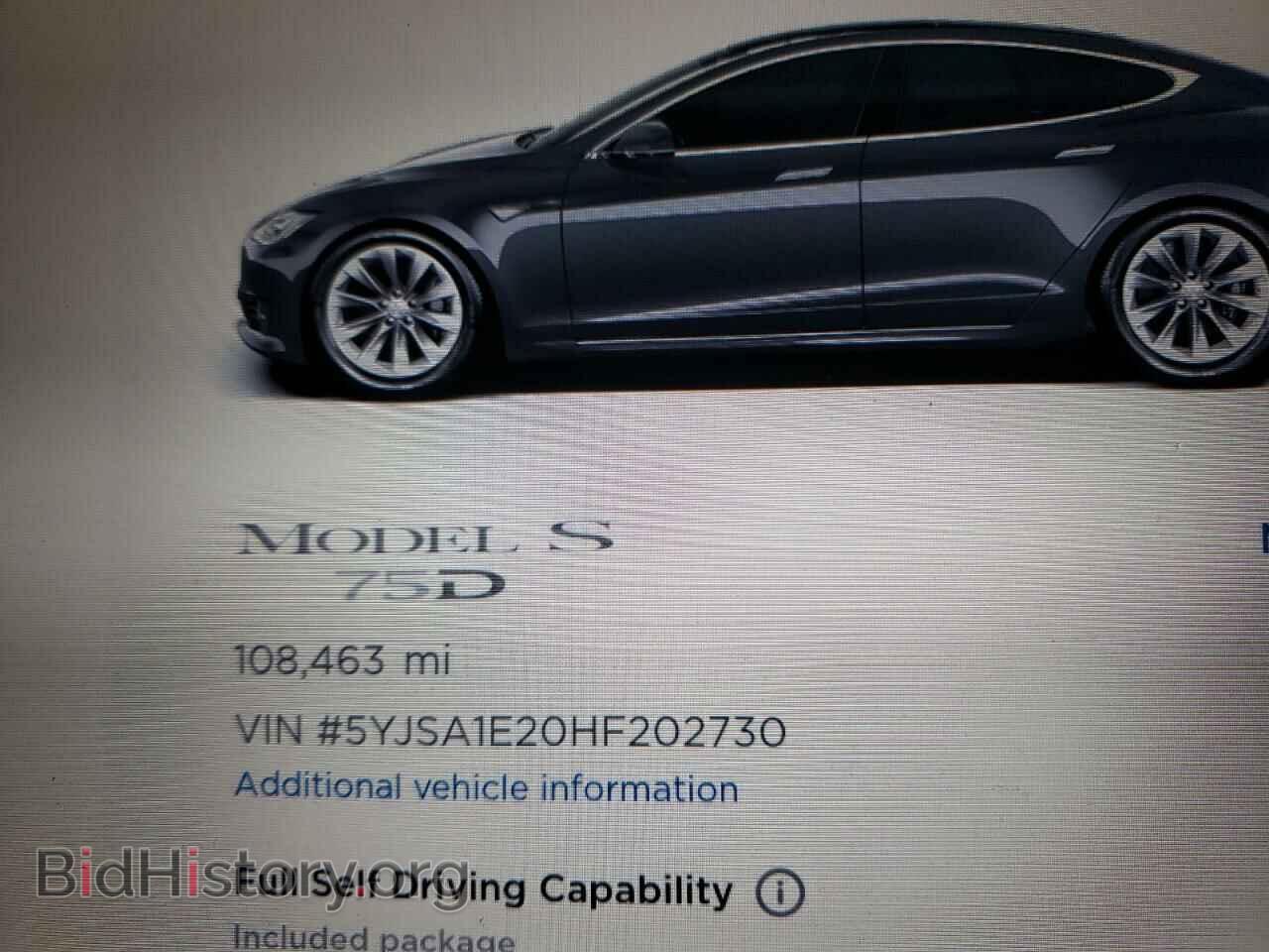 2017 TESLA MODEL S - VIN: 5YJSA1E20HF202730 - Photo 8