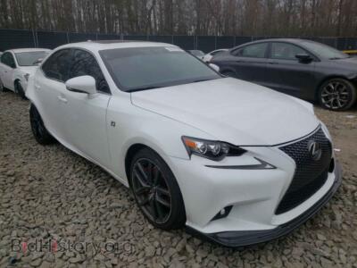 2015 Lexus IS IS 250, белый — VIN JTHCF1D21F5022404, Copart