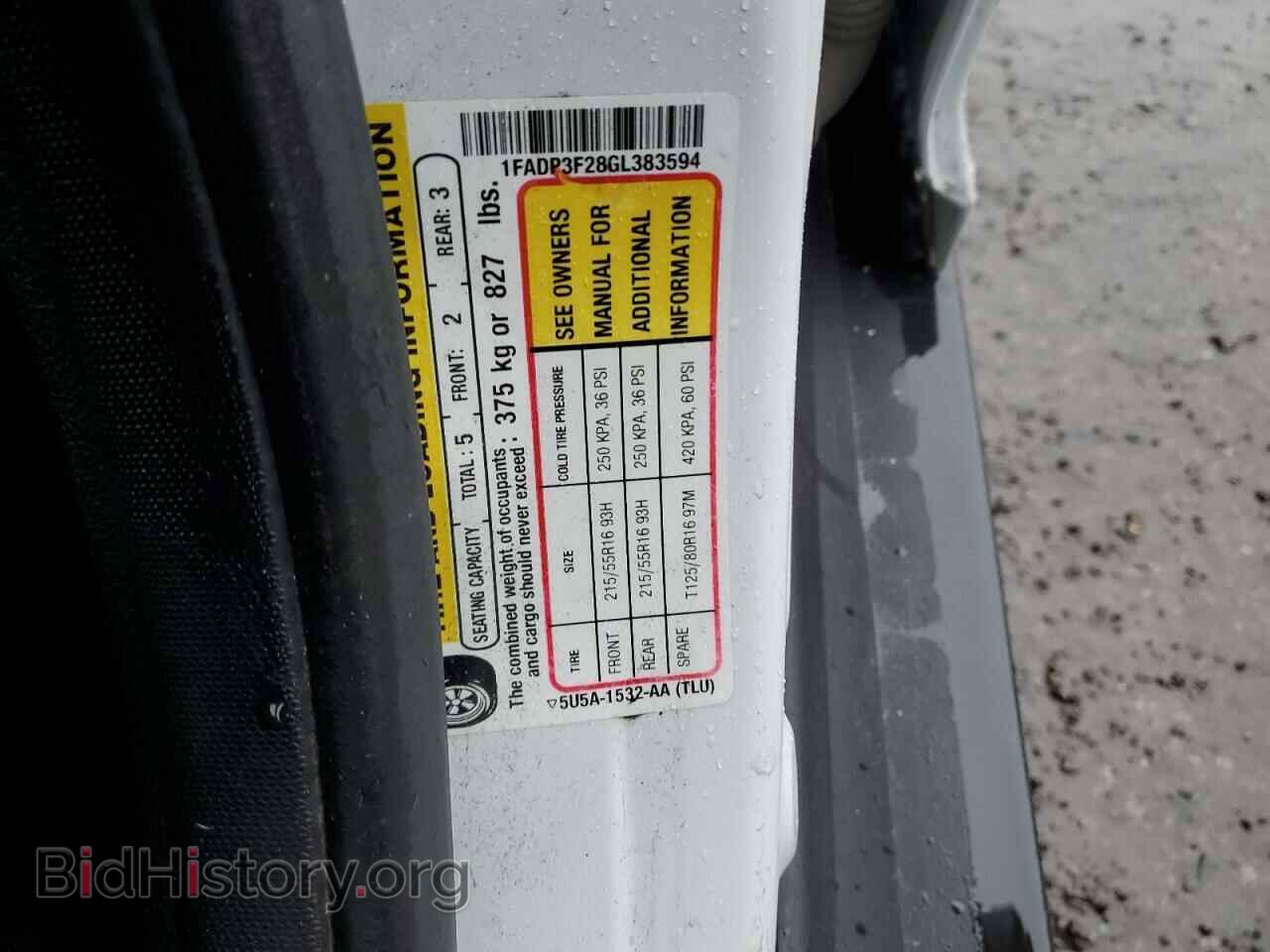 2016 FORD FOCUS - VIN: 1FADP3F28GL383594 - Фото 12