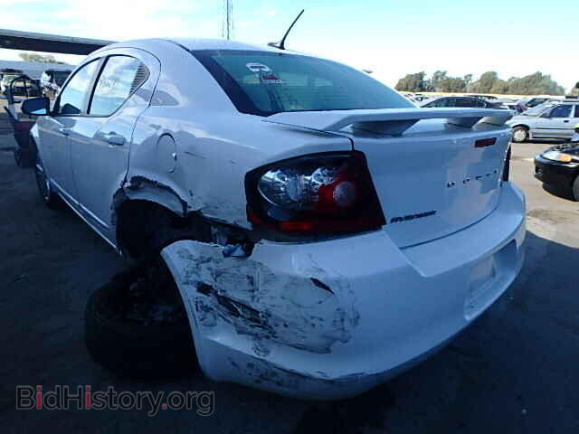 2012 DODGE AVENGER - VIN: 1C3CDZEG8CN276384 - Фото 3