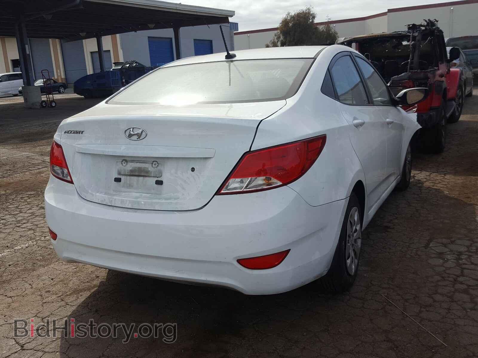 2016 HYUNDAI ACCENT - VIN: KMHCT4AE0GU005106 - Фото 4