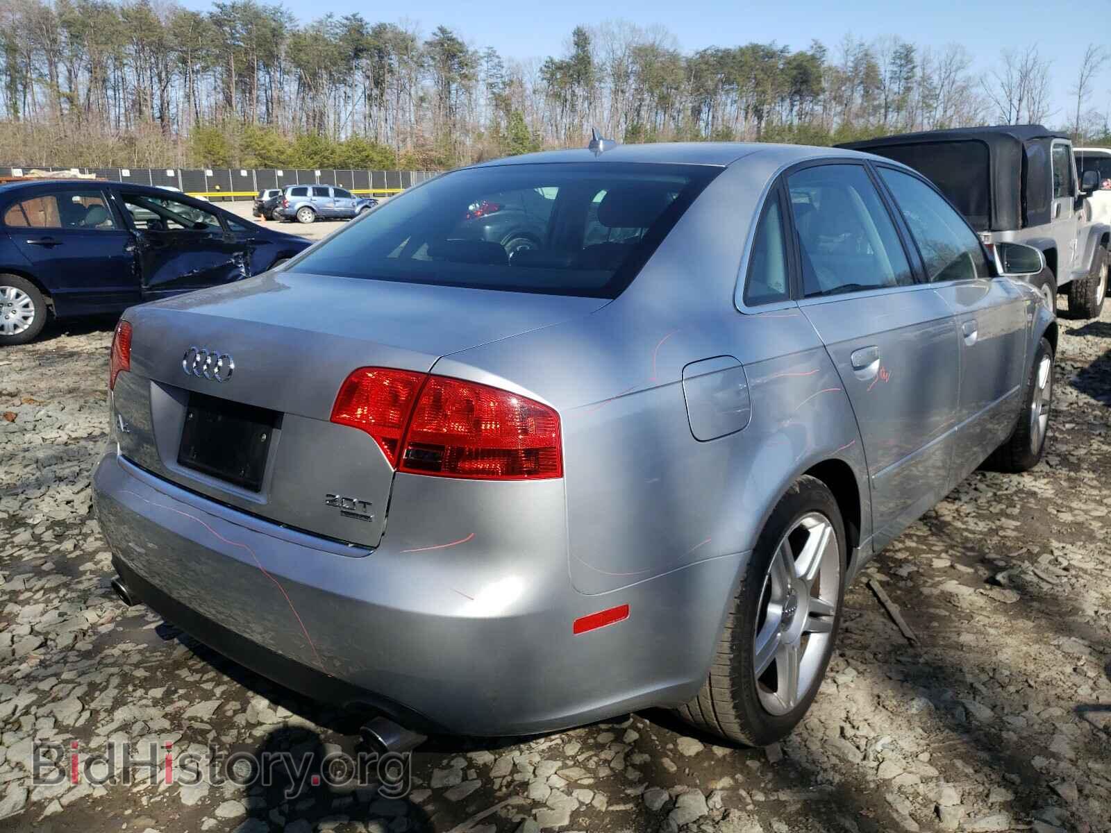 2007 AUDI A4 - VIN: WAUDF78E67A062190 - Photo 4