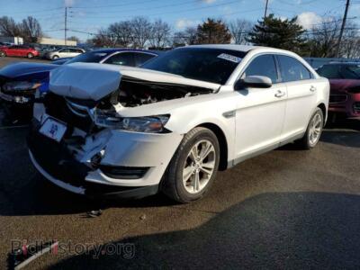 2017 Ford TAURUS Taurus SEL, white — VIN 1FAHP2E85HG116733, Copart