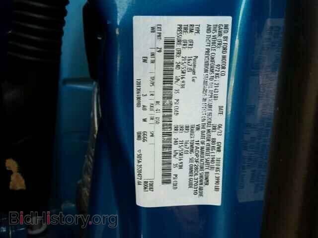 2013 FORD FOCUS - VIN: 1FADP3F28DL370310 - Фото 10