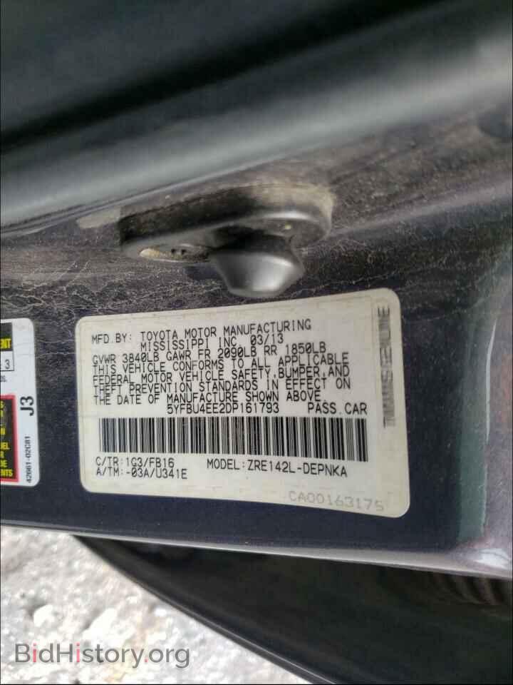 2013 TOYOTA COROLLA - VIN: 5YFBU4EE2DP161793 - Photo 10