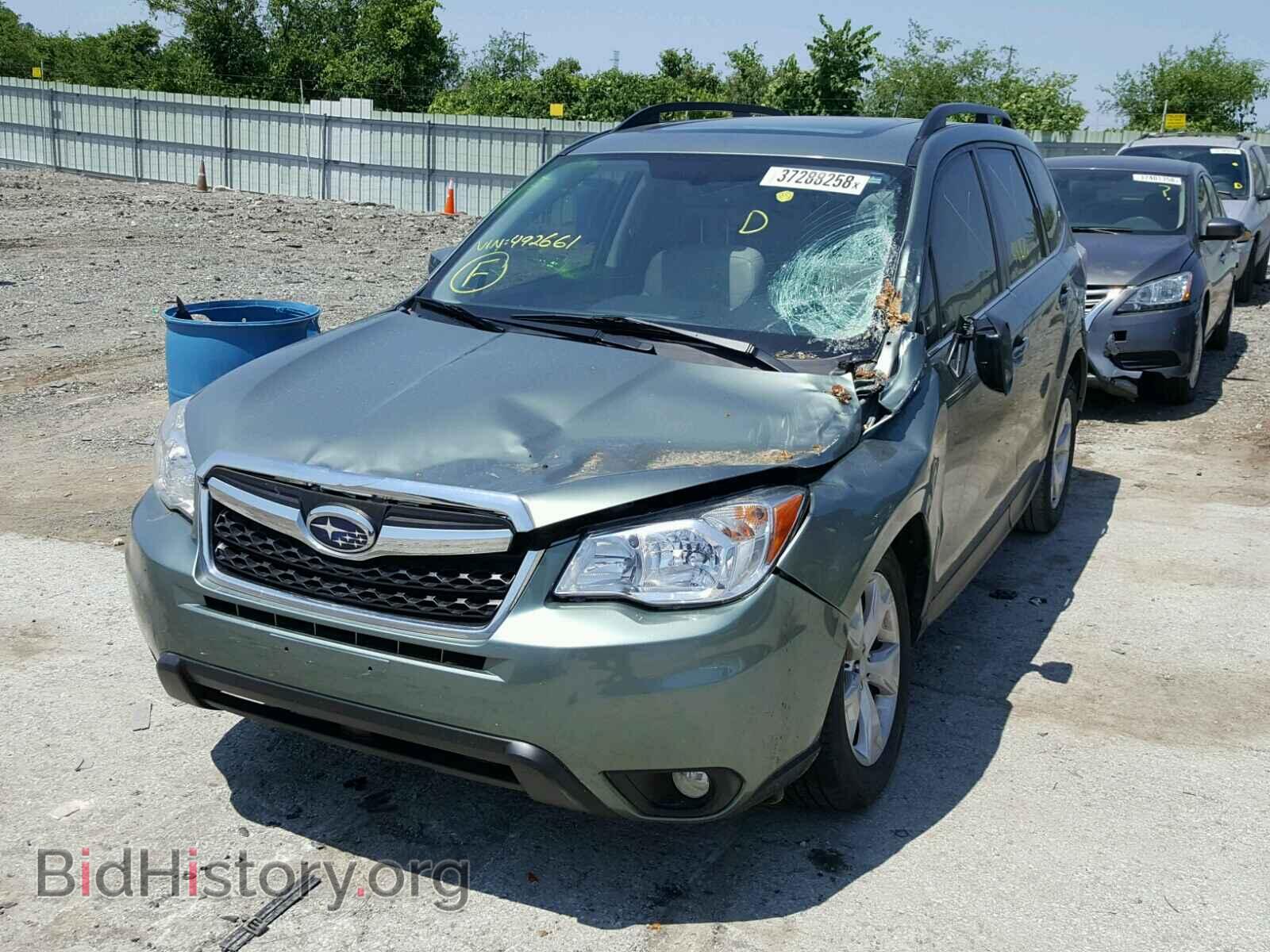 2014 SUBARU FORESTER - VIN: JF2SJAMCXEH492661 - Фото 2