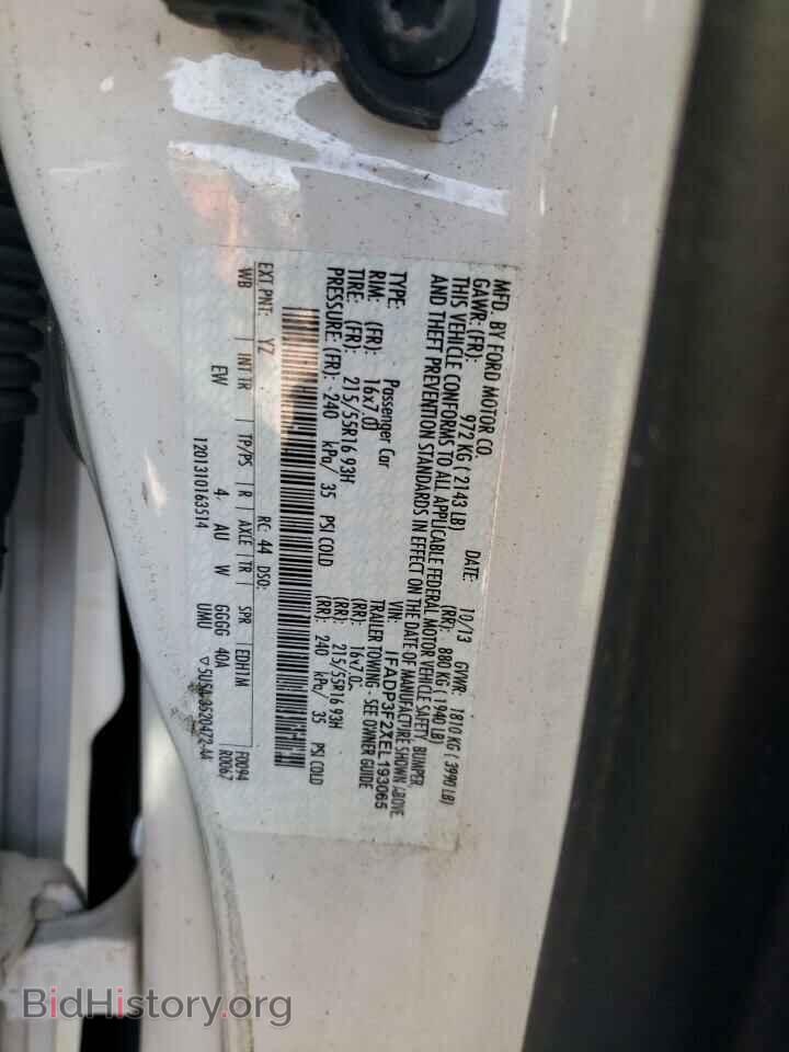 2014 FORD FOCUS - VIN: 1FADP3F2XEL193065 - Фото 10