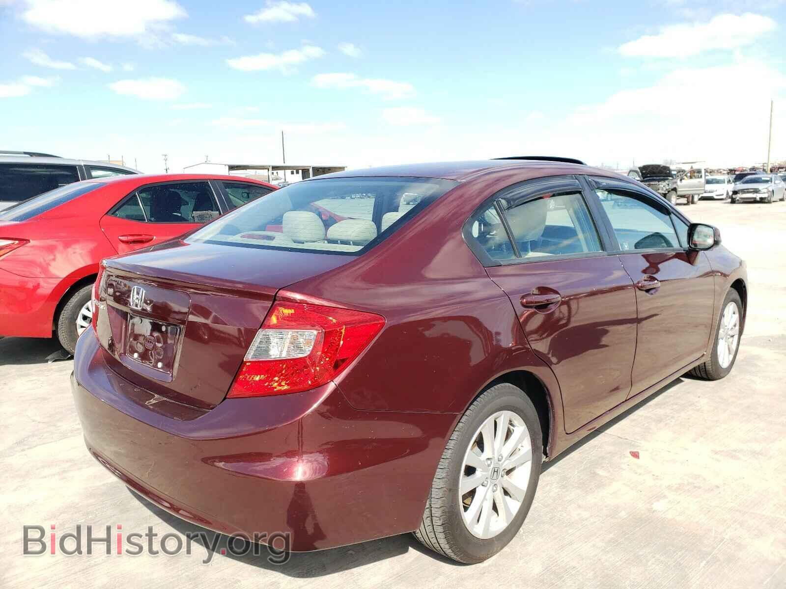 2012 HONDA CIVIC - VIN: 2HGFB2F87CH537303 - Фото 4