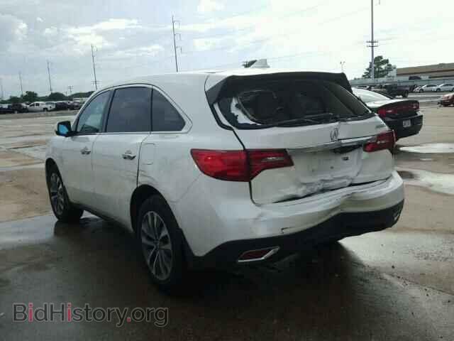 2016 ACURA MDX - VIN: 5FRYD3H43GB017174 - Фото 3