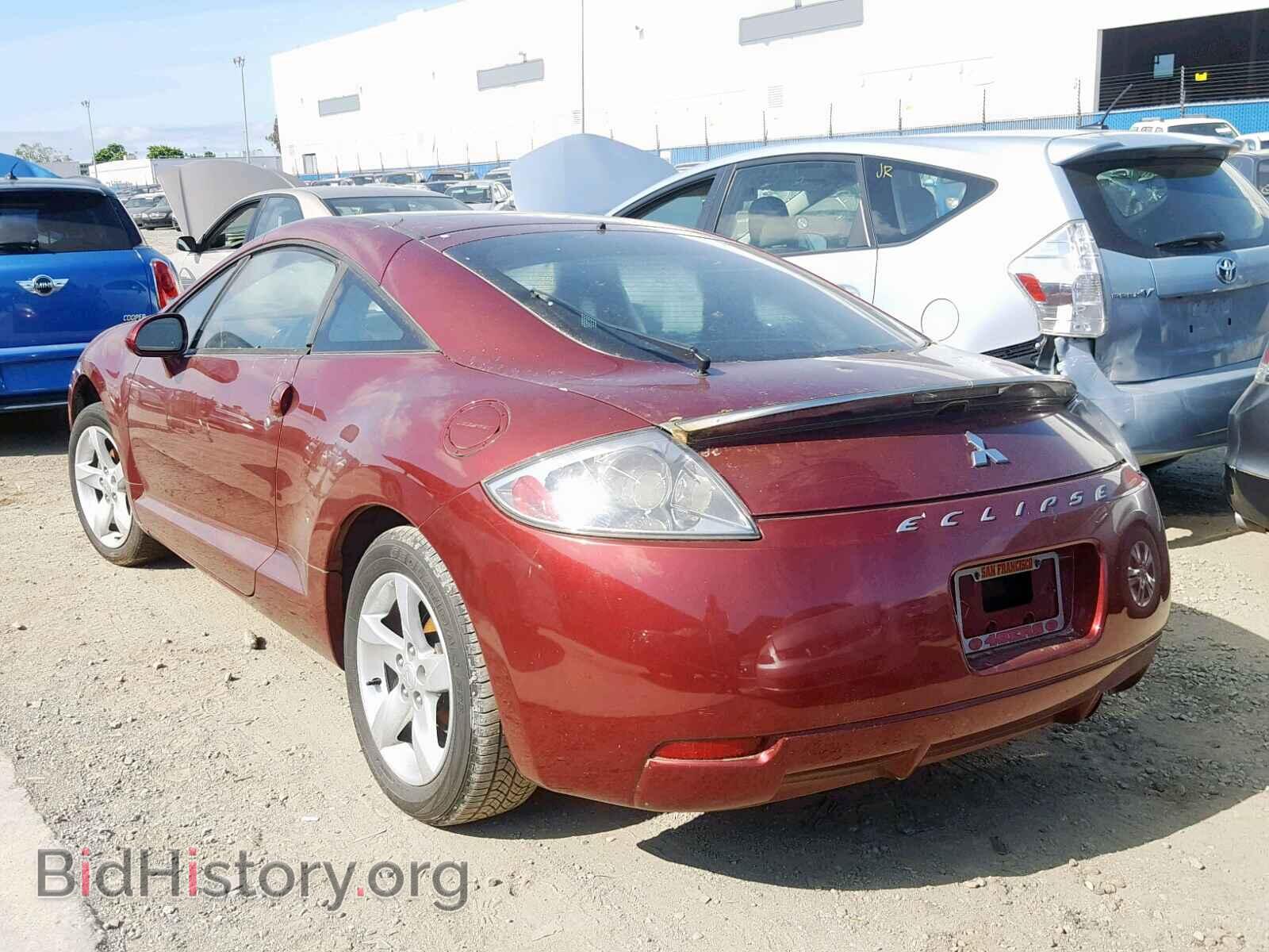 2006 MITSUBISHI ECLIPSE - VIN: 4A3AK24F66E022280 - Фото 3