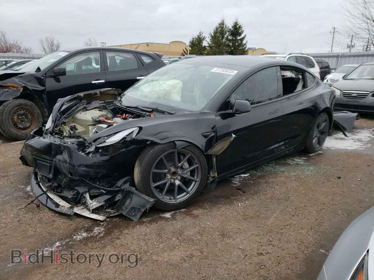 Photo 5YJ3E1EA7NF252441 - TESLA MODEL 3 2022