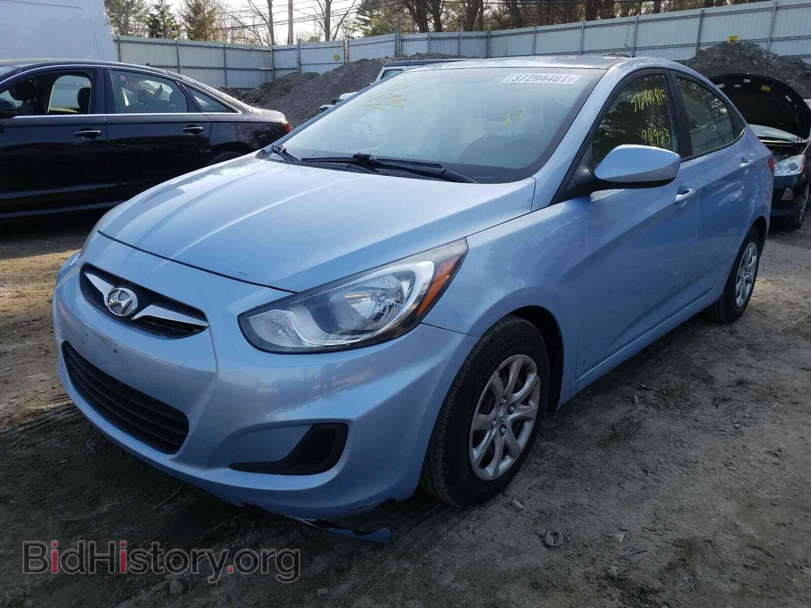 2014 HYUNDAI ACCENT - VIN: KMHCT4AE1EU664972 - Фото 2