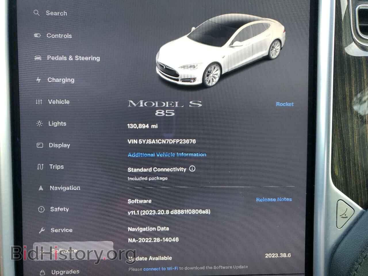2013 TESLA MODEL S - VIN: 5YJSA1CN7DFP23676 - Фото 9