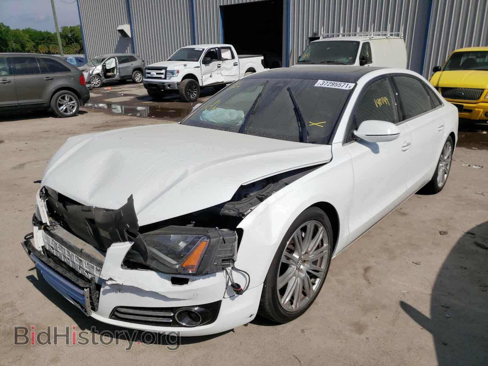 2014 AUDI A8 - VIN: WAURGAFD7EN005299 - Фото 2