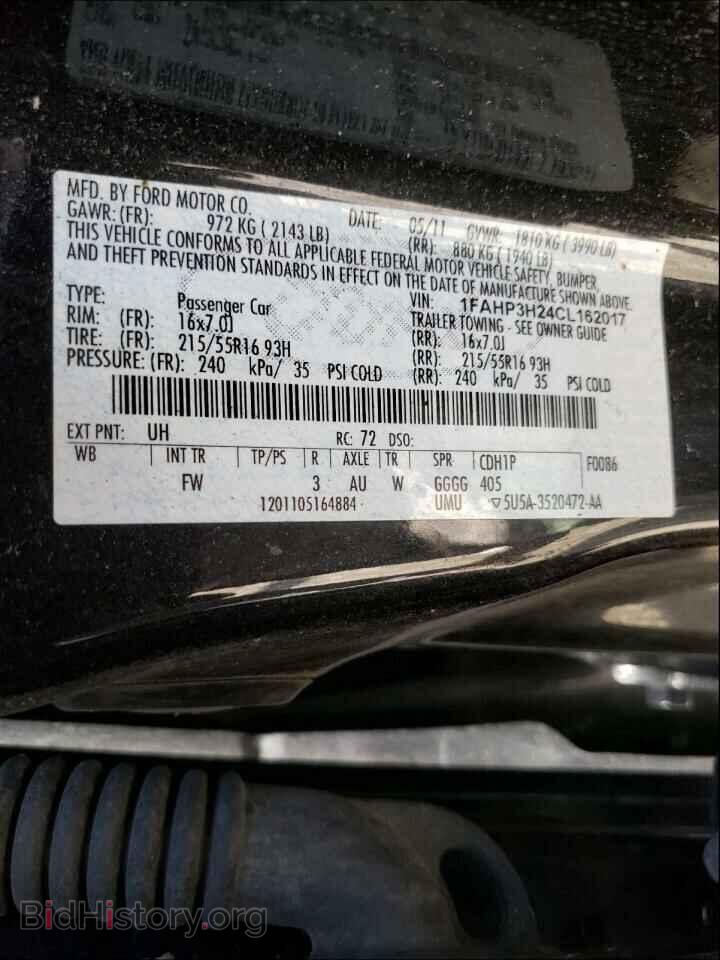 2012 FORD FOCUS - VIN: 1FAHP3H24CL162017 - Photo 10