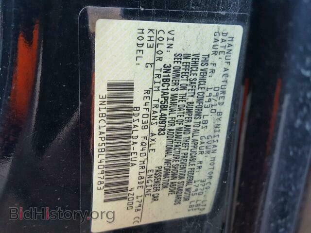 2011 NISSAN VERSA - VIN: 3N1BC1AP5BL409783 - Фото 10