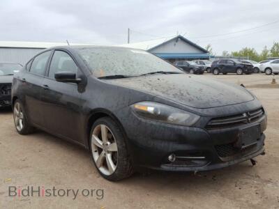 2014 Dodge DART Dart GT, black — VIN 1C3CDFEB7ED803522, Copart