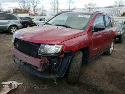 2014 Jeep COMPASS Compass SP, бордовый — VIN 1C4NJDBB2ED774162, Copart