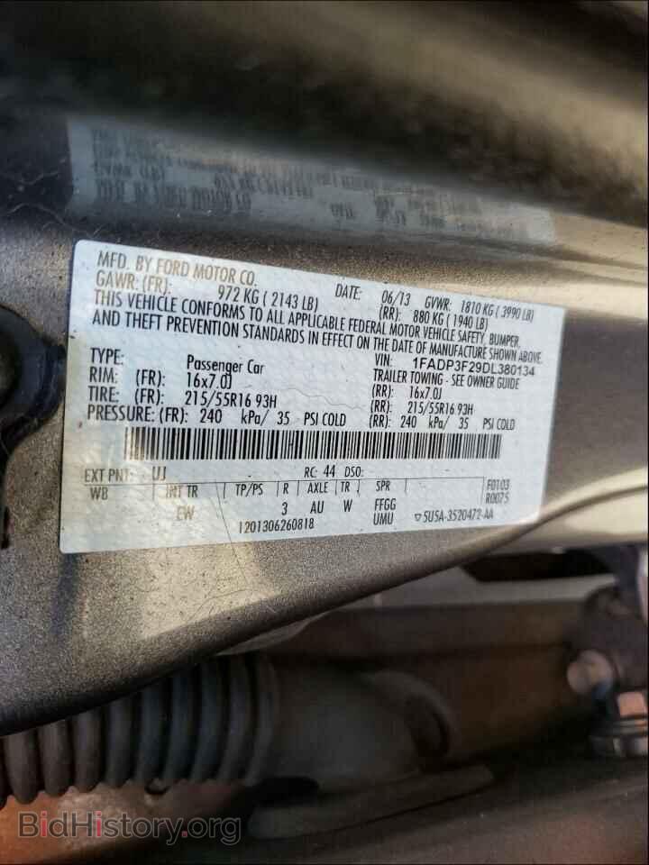 2013 FORD FOCUS - VIN: 1FADP3F29DL380134 - Photo 10