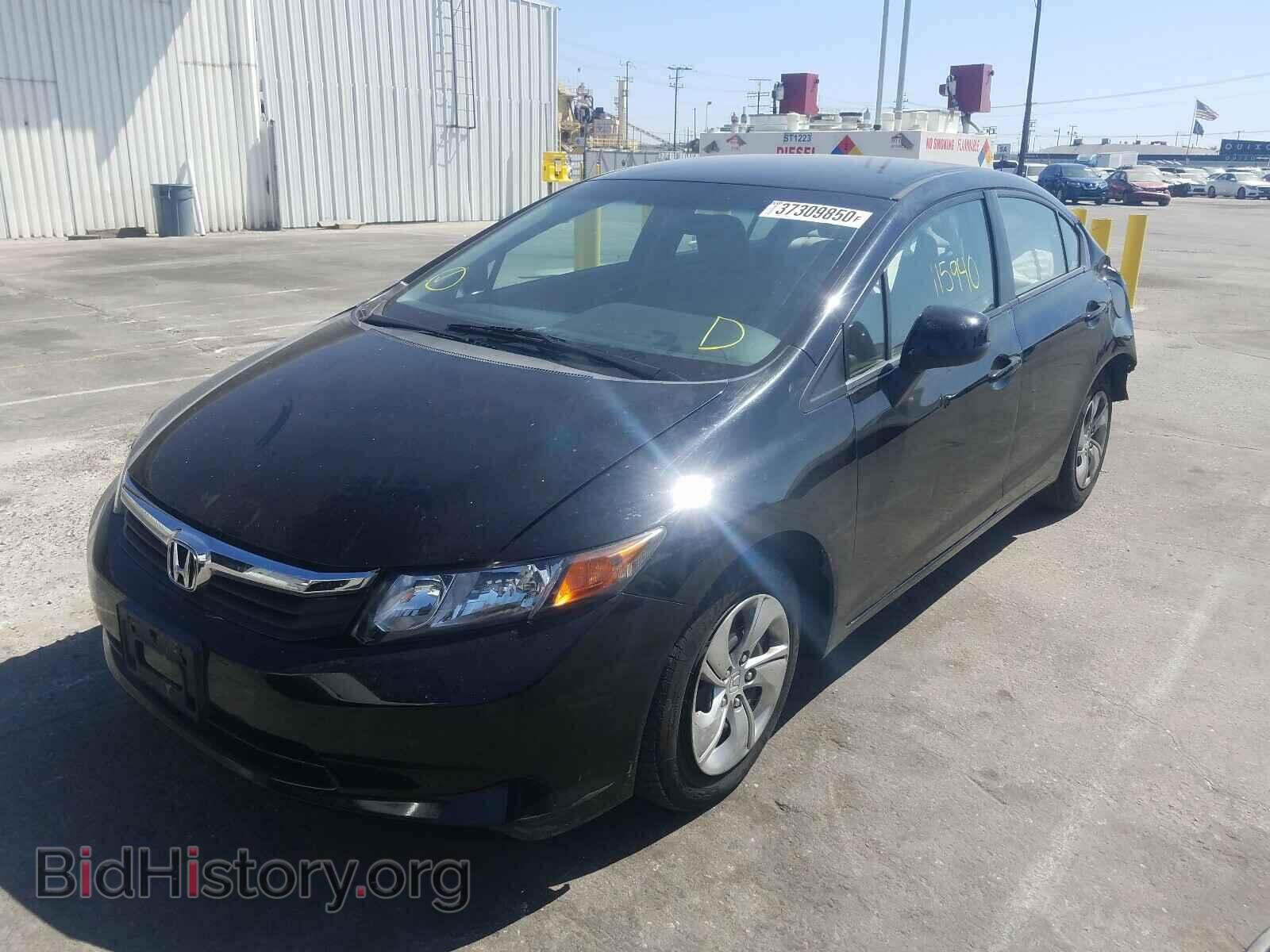 2012 HONDA CIVIC - VIN: 19XFB2F53CE389909 - Фото 2