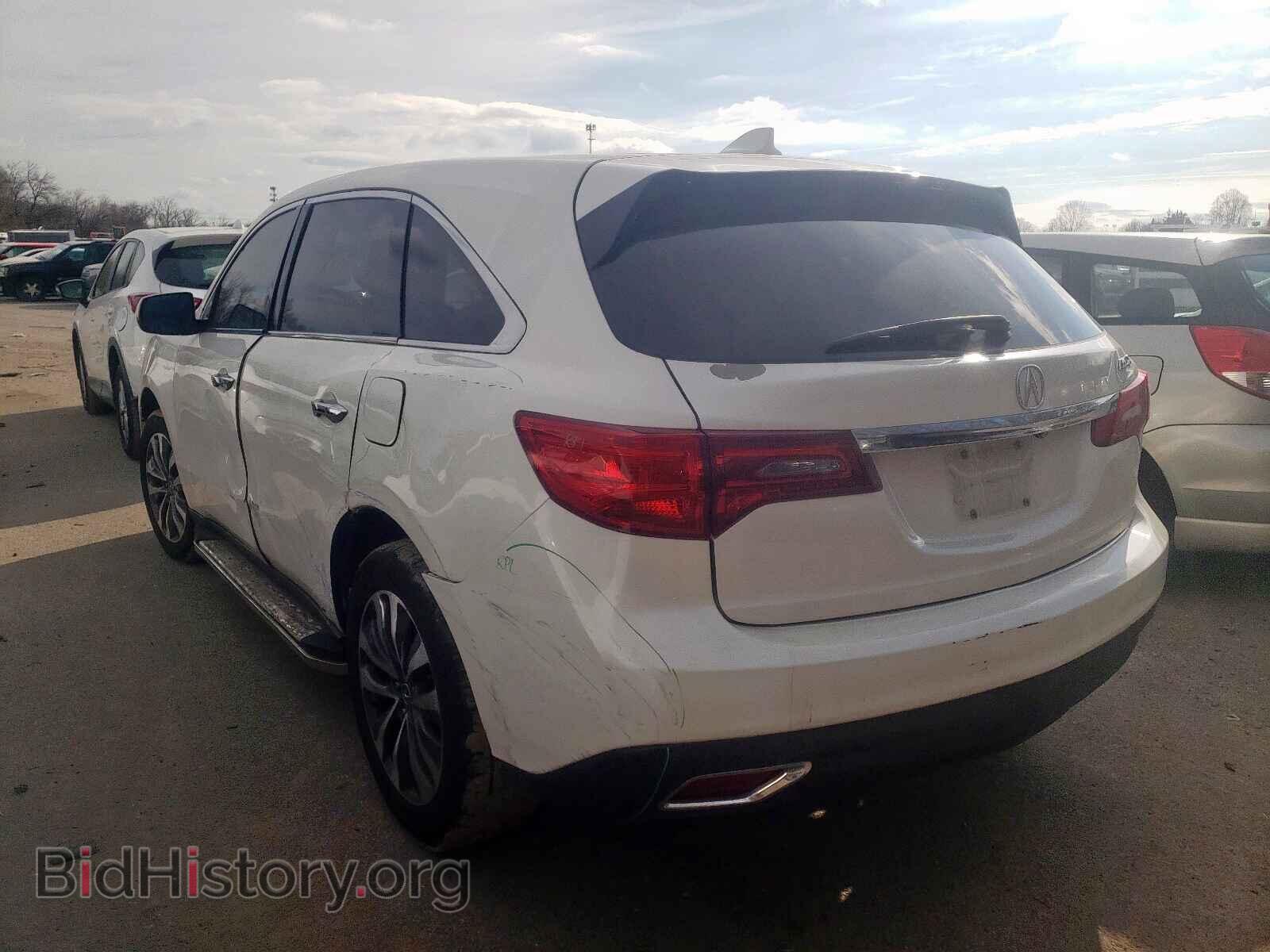 2014 ACURA MDX - VIN: 5FRYD4H49EB013309 - Фото 3