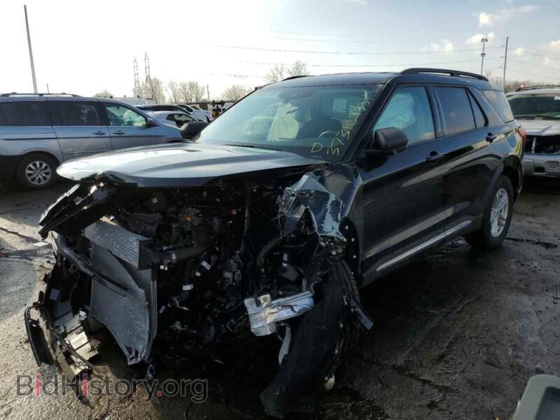 2022 Ford EXPLORER Explorer X (VIN 1FMSK8DH3NGA89462) — photo 1 of 13, Copart, damage: front end
