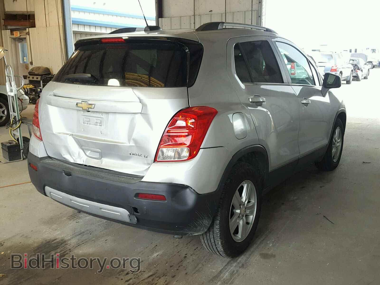2016 CHEVROLET TRAX - VIN: 3GNCJLSB1GL257618 - Фото 4