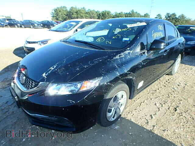 2013 HONDA CIVIC - VIN: 2HGFB2F55DH547917 - Фото 2