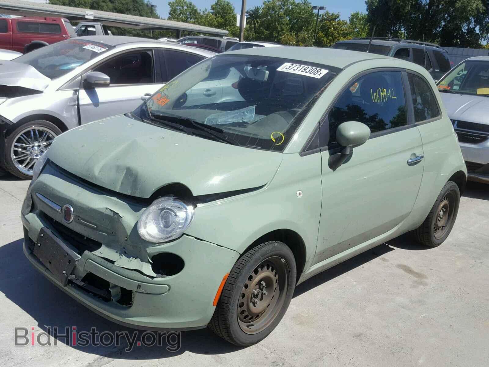 2012 FIAT 500 - VIN: 3C3CFFARXCT386028 - Фото 2