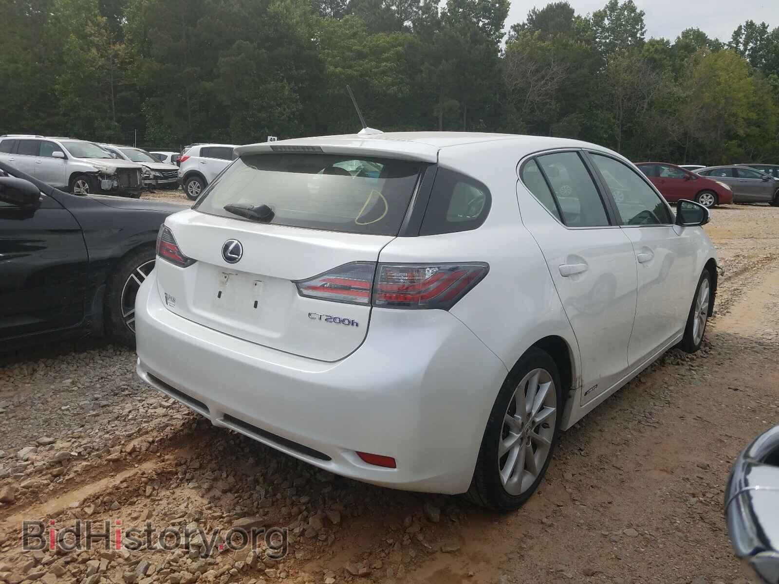 2013 LEXUS CT 200 - VIN: JTHKD5BH4D2166382 - Фото 4