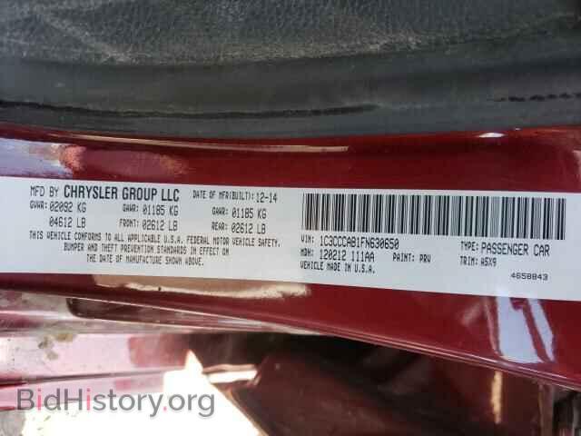 2015 CHRYSLER 200 - VIN: 1C3CCCAB1FN630650 - Фото 10