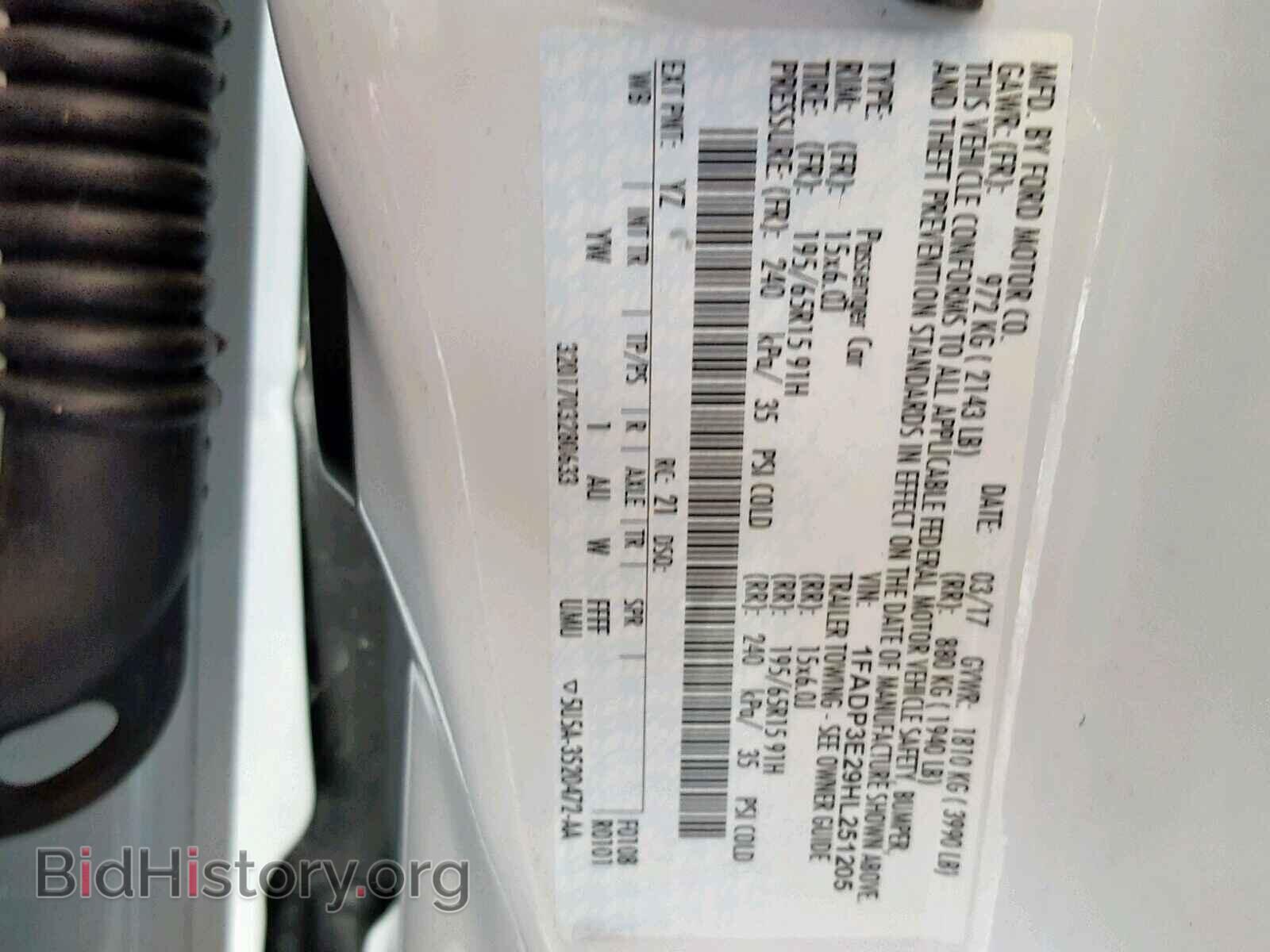 2017 FORD FOCUS - VIN: 1FADP3E29HL251205 - Photo 10