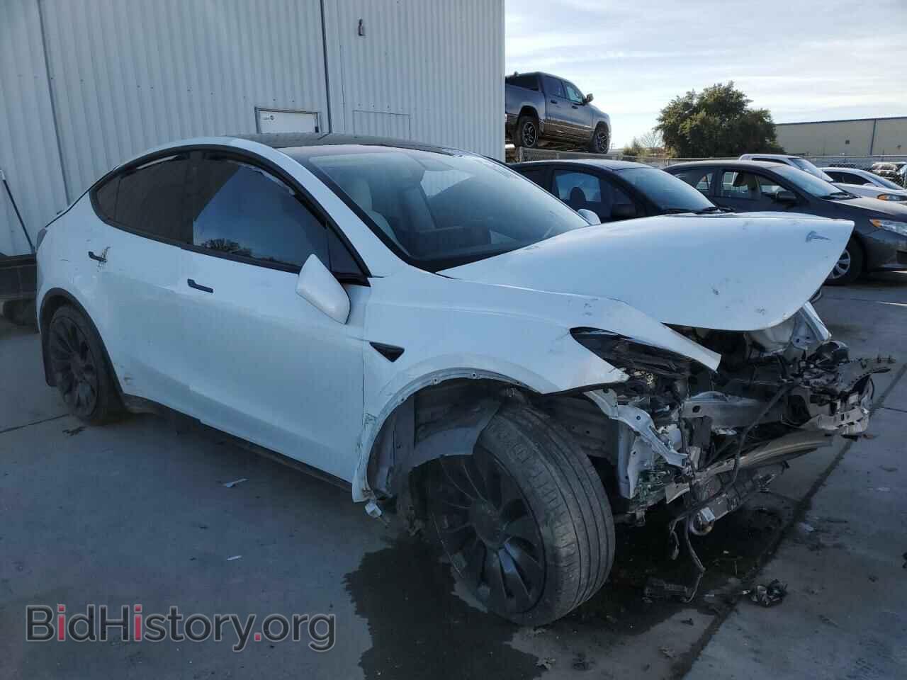 2022 TESLA MODEL Y - VIN: 7SAYGDEF4NF409830 - Фото 4