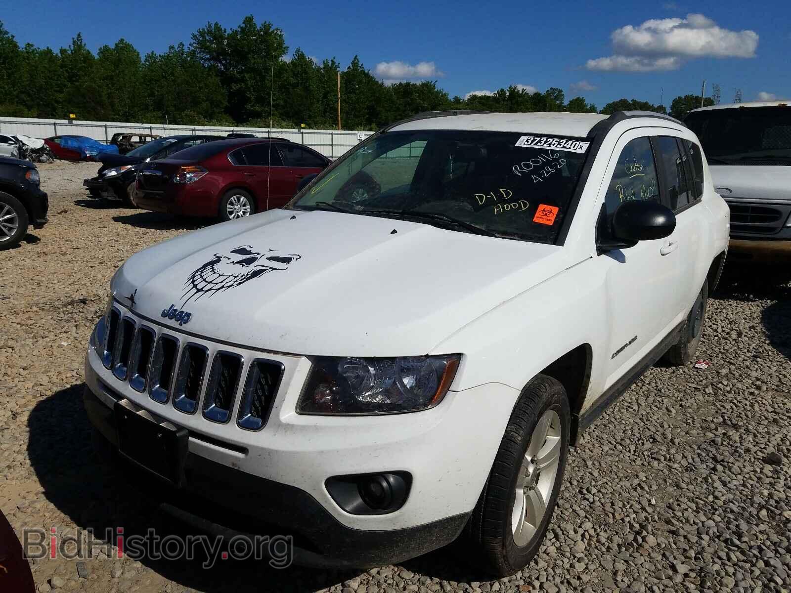 2016 JEEP COMPASS - VIN: 1C4NJDBB4GD617008 - Фото 2