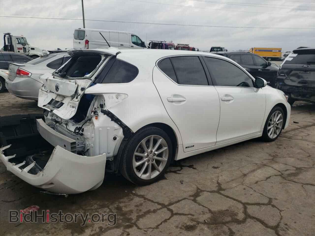 2012 LEXUS CT 200 - VIN: JTHKD5BH9C2096490 - Фото 3