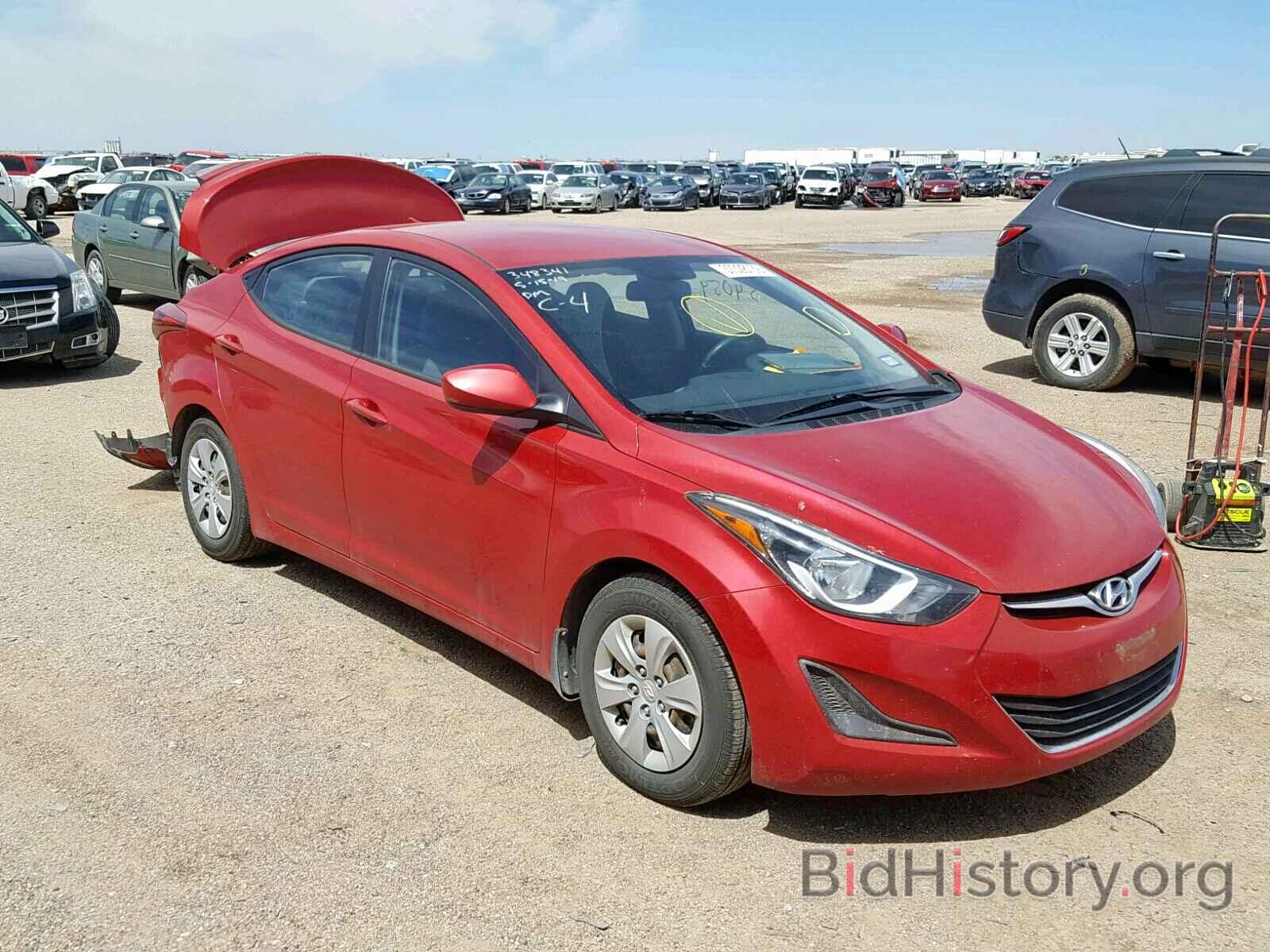 Photo KMHDH4AE4GU546164 - HYUNDAI ELANTRA 2016