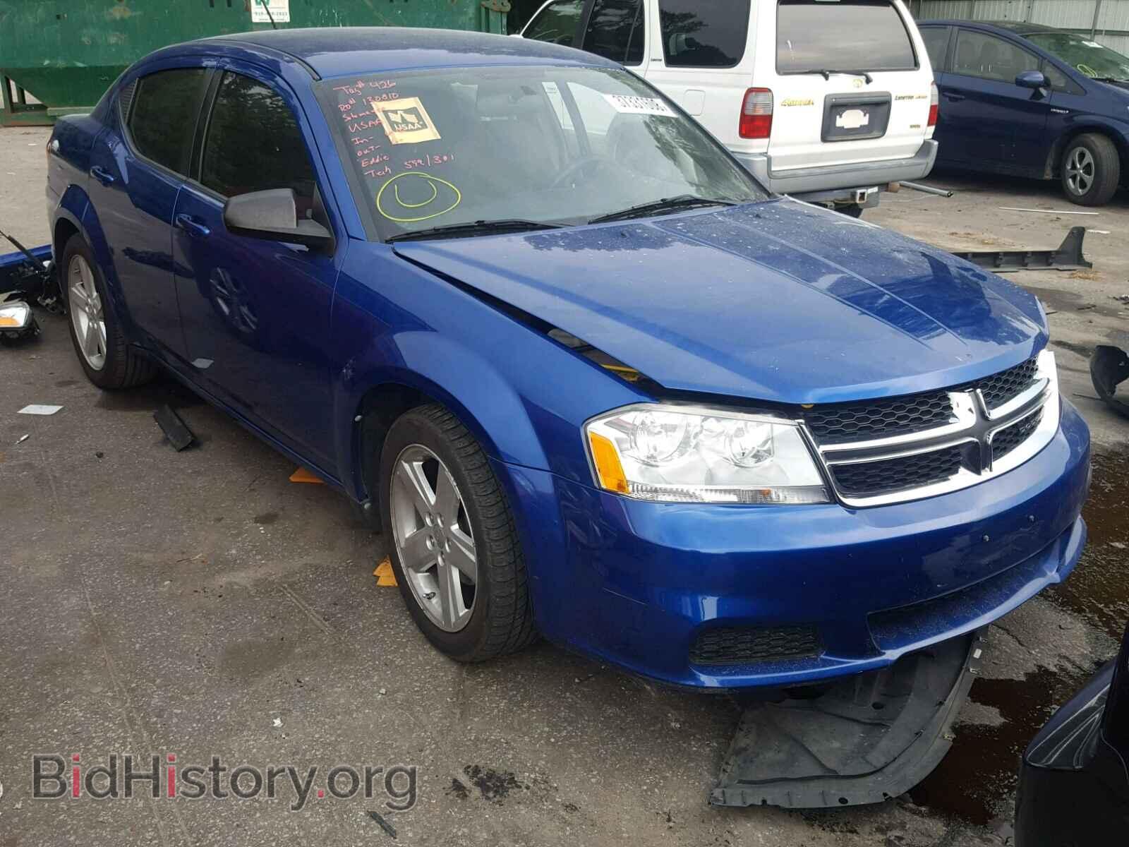 Фотография 1C3CDZAB2DN644411 - DODGE AVENGER 2013